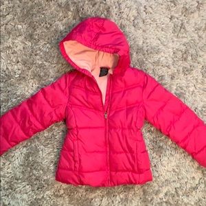 LIKE NEW!! Hot pink puffy coat
